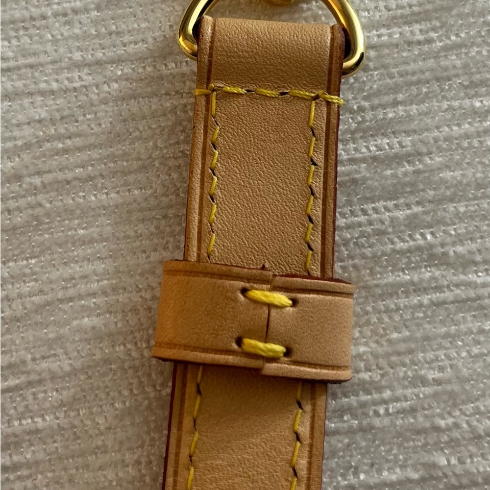 Auth Louis Vuitton Vachetta Leather Cross Body Keepall Travel Shoulder Strap - Picture 5 of 6